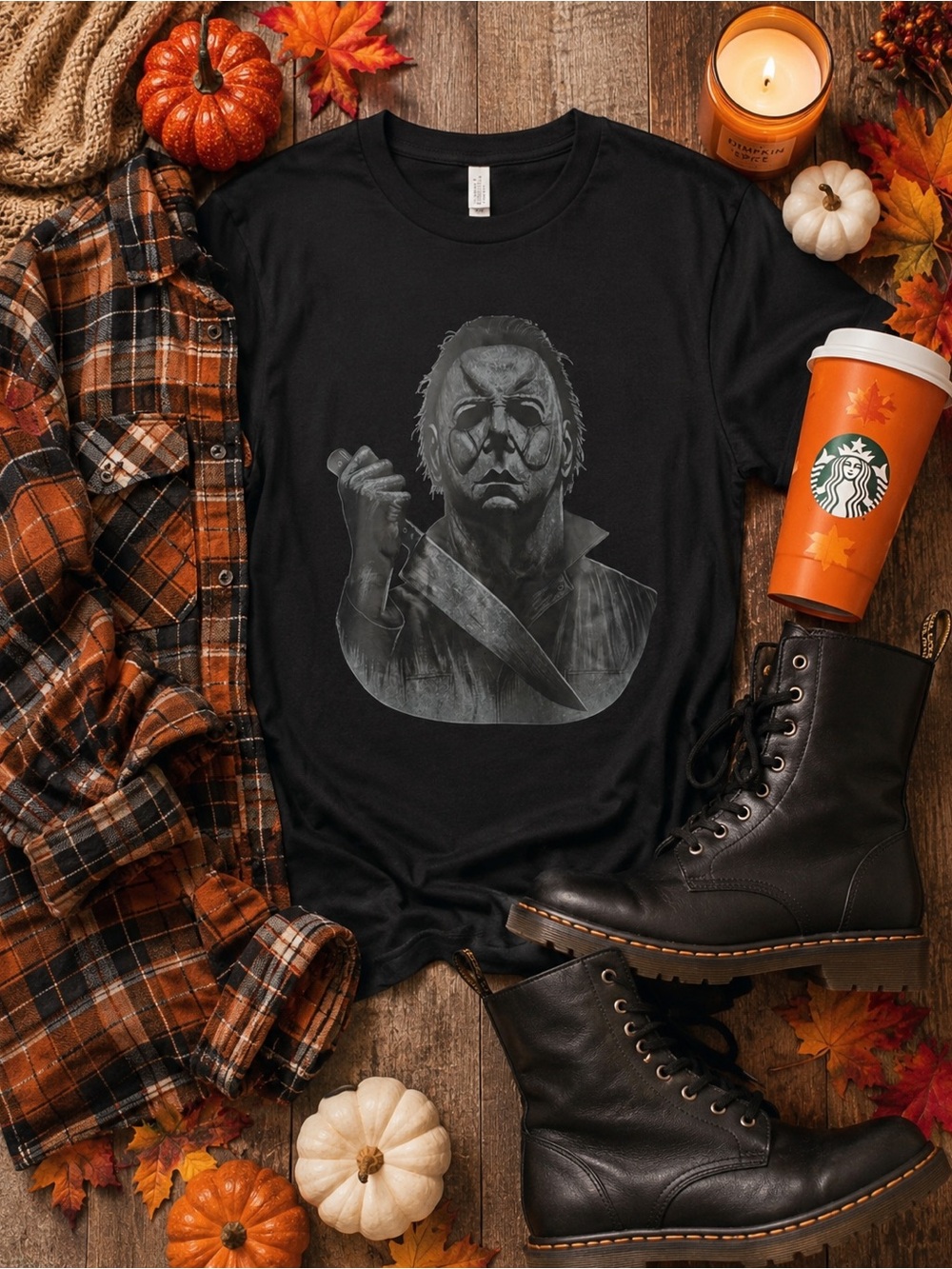 Michael Myers Horror Graphic Tee 🔪🖤